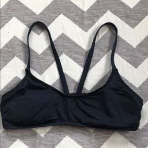 Black L*Space bikini top- size large